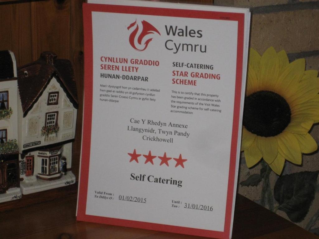 Hotel Cae Y Rhedyn Annexe Crickhowell Exterior foto